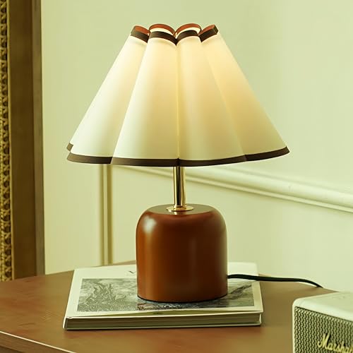 YUNYUN DA Cute Small Table Lamp, Vintage Mid Century Modern