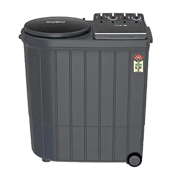 Whirlpool 10.5 Kg Ace XL Semi-Automatic Top Loading Washing Machine (Ace XL 10.5, Grey, In-Built Heater, 3D Scrub Technology)
