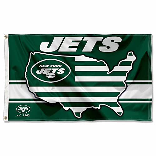 Drapeau New York Jets Nation USA 3x5 WinCraft le cadeau idéal pour fan de football américain