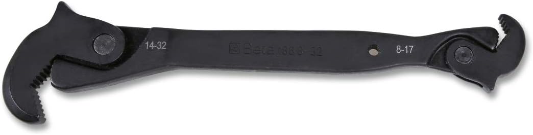 Beta Utensili S.R.L. 186 8-32 Automotive Car Workshop Single Self-Locking Wrench, 8-32 mm