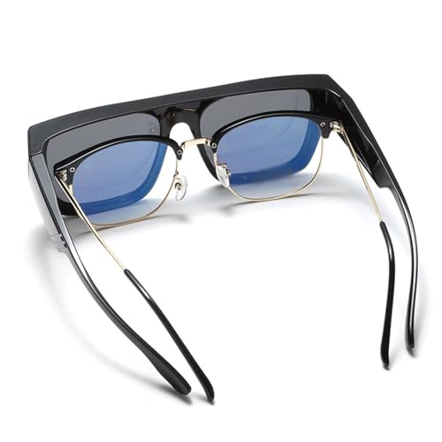 Myliia Fit over Sunglasses, Myliia Sunglasses Fit over Glasses, Trendy Oversized Polarized Sun Glasses for Women Men2