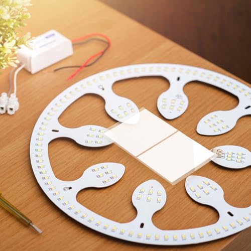 Láminas difusoras adhesivas de reducción de deslumbramiento y ahorro para luces LED 6