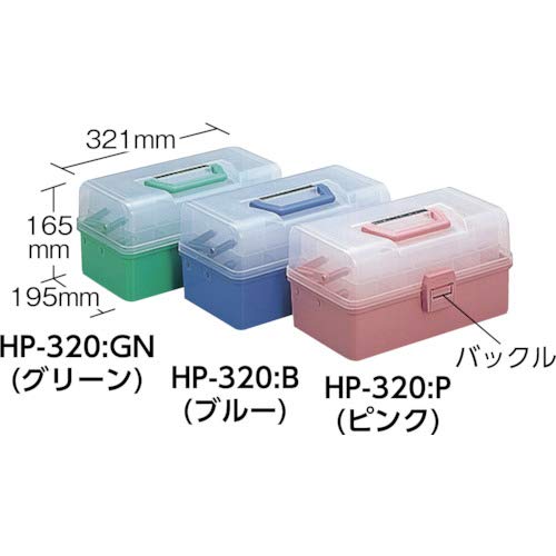 TRUSCO Tool Home Case HP-320 Green