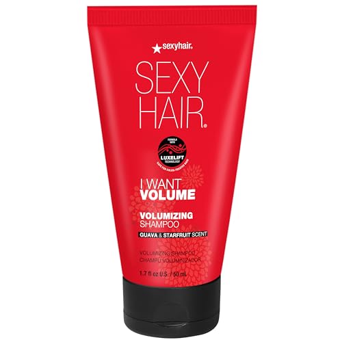 SexyHair I WANT VOLUME Shampoo 1.7oz| 10% More Volume | Lightweight Formula | All Hair Types
