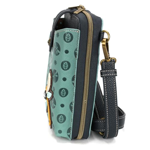 Image of CHALA Snap Crossbody RFID Protected Women Faux Leather Cellphone Purse with Adjustable Crossbody Strap