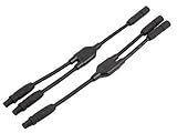 xjs XJSXZC 1 Pairs MC3 DC 1000V 1 to 2 Y Type Male Female Connector Solar Panel 1 to 2