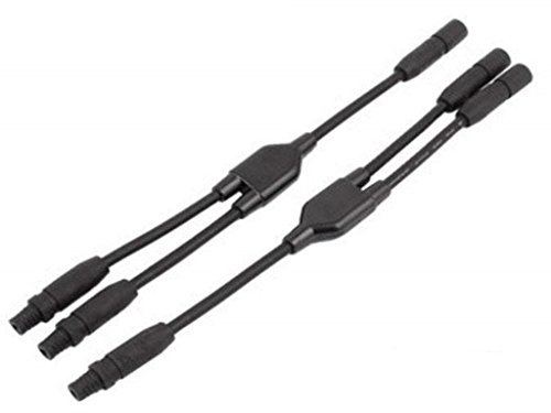 xjs XJSXZC 1 Pairs MC3 DC 1000V 1 to 2 Y Type Male Female Connector Solar Panel 1 to 2