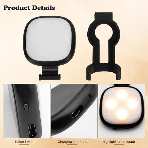 Éclairage LED Pocket 3 portable température réglable pour interview