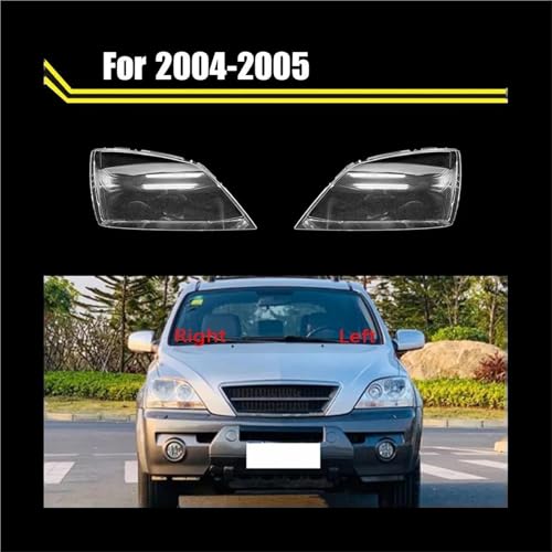 Phares Kia Sorento 2004 2005 couvercle de remplacement vitre transparent
