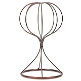 Modern Metal Sombrero Stands Rack: Hat Hat Cap Rack Wigs Pantalla Pantalla Viaje Peluca Soporte Falso Peluquería Fore...