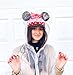 PonchEar Adult Rain Poncho, Clear Waterproof Protective Cover with Mouse Ear Hood, One Size Fits Most, Side Snaps, Drawstring Closure, Theme Park Ready