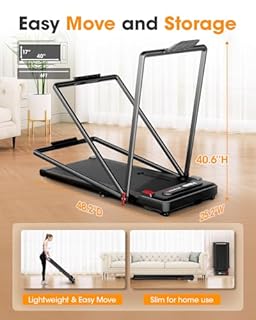 Large Walking Pad with Handle Bar, 17" Widened Running Belt, 15% Incline Treadmill, 4MPH/7.6MPH, 3.0 HP Treadmill with 380lbs Capacity, Remote and App Control