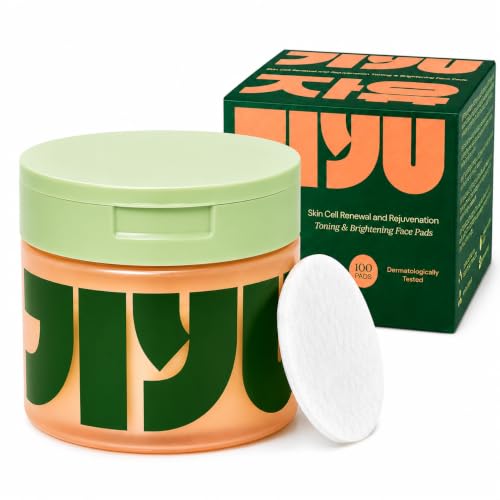 Korean Facial Toner Polish 100 Pads for Hydration and Skin Exfoliation | Niacinamide, Peptides & Centella | Polish | Brightening | Dark Spots | Gentle