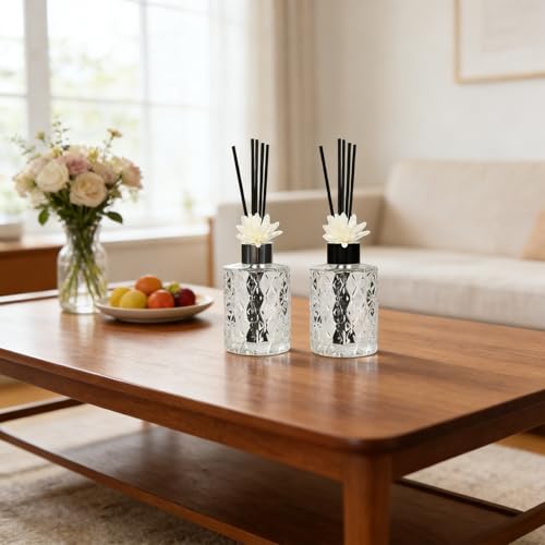 Set de 8 difusores de varillas vacíos de vidrio 150ml miniatura 7