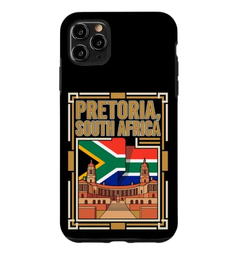 Pretoria South Africa Flag Union Buildings Landmark Retro Case for iPhone 11 Pro Max