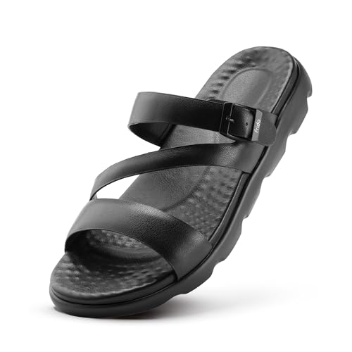 Image of Frido Cloud Comfort Orthopaedic Sandals for Women | Arch Support & Heel Cushion | Anti-Slip Sole, Adjustable Buckle | Lightweight Soft PU Footbed | Available in Open Toe & Toe Separator Style
