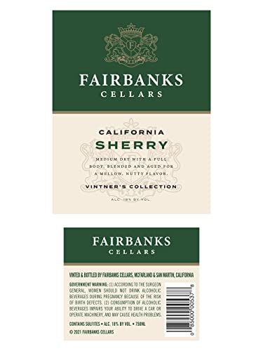 Fairbanks Cellars Sherry 750Ml #TOP1