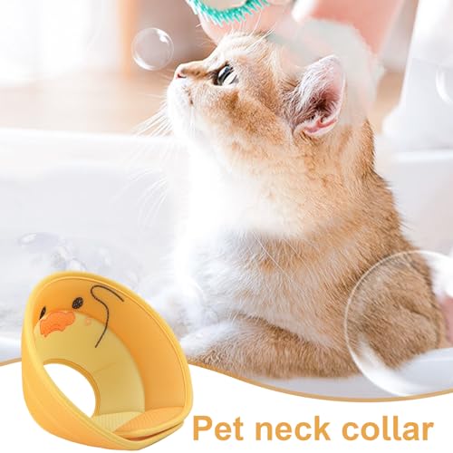 Cone de gato,Cone macio de pescoço de gato com padrão animal bonito | Donut de pescoço de cachorro p