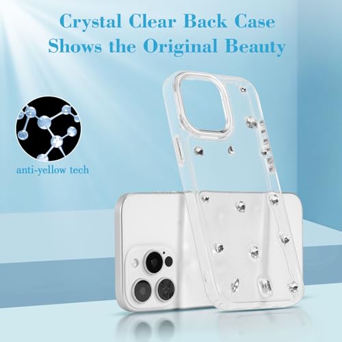 Coque iPhone 14 Pro Max transparent cristal étui silicone rigide antichoc - 5