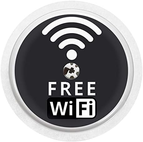 2X Free WiFi - Sticker Skin for Freestyle Libre sensors Color Schwarz