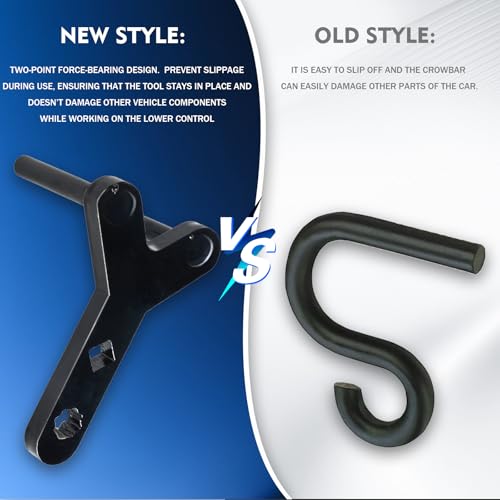 BARTOO Lower Control Arm Prying Tool, Suspension Specialty Bushing Tool, Lower Control Arm Ttool Designed to Work with a 1/2\" Drive Extension Breaker Bar,1Pcs - Thumbnail 4