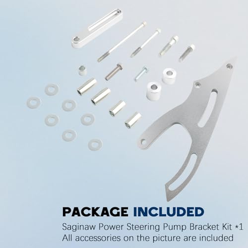 ANWENCHAPEY Saginaw Power Steering Pump Bracket Compatible with Ford 289 302 351W SBF Small Block Billet by anwenchapey - Used condition - Image 6