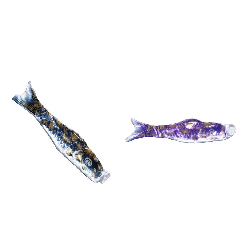 25pcs Japanese Windsock Carp Garden Koi Nobori Sailfish Purple Black | Windmills & Wind Spinners | Garden Déco | Yard, Garden & Outdoor-image-32