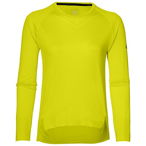 Preisvergleich Produktbild ASICS Seamless Ls Sport-T-Shirt für Damen M gelb