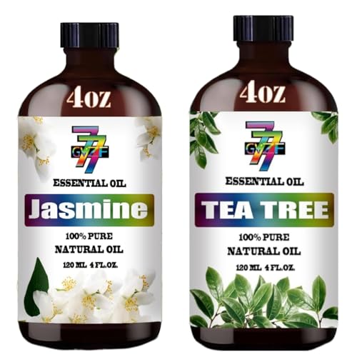 Aceites esenciales Tea Tree y Jazmín 120ml set