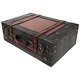 Capacité optimisée : Son volume généreux permet de ranger efficacement vos souvenirs ou accessoires, transformant ce coffre vintage en espace organisé et accessible pour vos petits trésors personnels