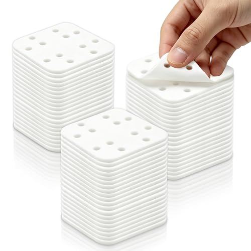 60-Pack Mineral Absorption Pads Compatible with Dreo Humidifiers HM713 HM713S HM813S and HM717S Reduce Limescale Improve Humidification Efficiency PP Cotton Material White
