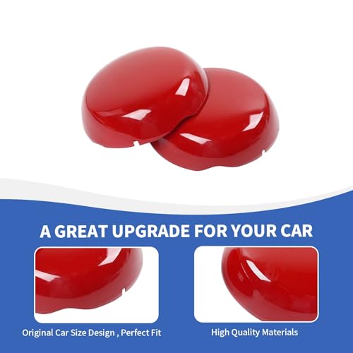 Image of RAZPOY Engine Compartment Suspension Cover Engine Bay Accessories Compatible with Dodge Challenger Charger 2009-2024, Red