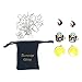 Summerdaisy 20 Pairs 925 Sterling Silver Fish Hook Earrings with 6 Units Pendants French Wire Earring Hooks Jewelry Earring Parts