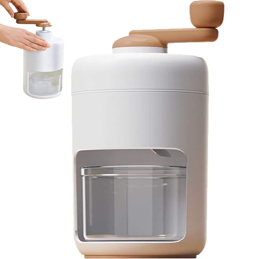 Brise-glace portable avec lames en acier pour glace pilée