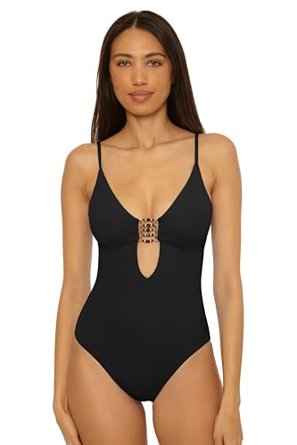 BECCA Modern Edge - Women's One Piece Swimsuit, Adjustable, Bathing