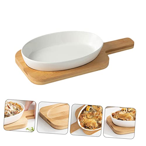 Plat de cuisson ovale céramique micro-ondes et four POPETPOP - 5