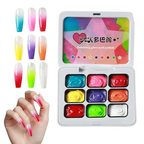 Gel Nail Painting gel de manicura kit de pintura de uñas para el hogar con 9 colores