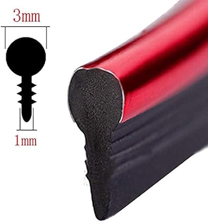 Amazon 車カラーモール インテリアスリムモール 内装 デザイン モール 隙間 エッジ 製とは違う レッドモール 極細 5m 2巻入 赤 モール 車 バイク