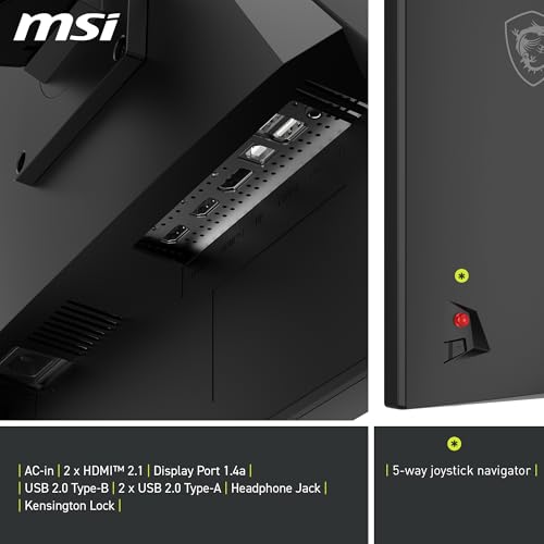 Image of msi MAG 322URDF E16 32-inch 3840 x 2160 (UHD) Gaming Monitor, 320Hz, Adaptive-Sync, HDMI, DisplayPort, VESA Mountable, Tilt, Height Adjustable, Speaker, 0.05ms, Black
