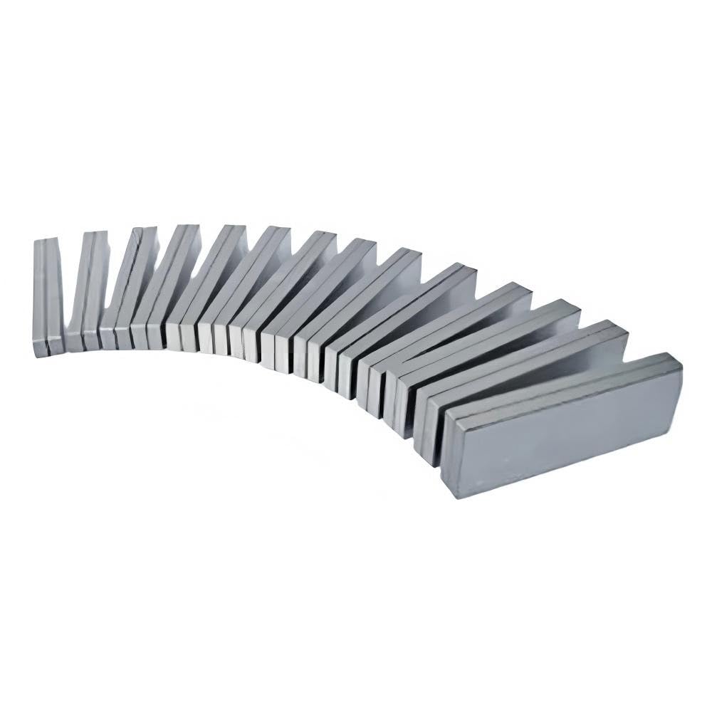 Bloque de posicionamiento de acero Juego de 48 bloques patrón paralelos acero aleado for torno, 150 mm, metal gris endurecido, fiable