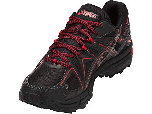 ASICS Men's Mens Gel-Kahana 8 Athletic Shoe, Black/Classic red/Phantom, 12 Medium US