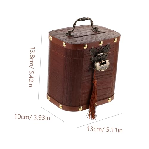 Coffre à trésor vintage en bois : l'écrin cadeau rétro idéal pour boîte à bijoux
