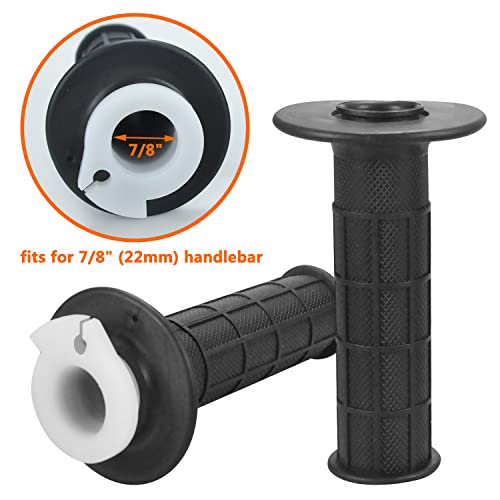 Holato 22Mm 7/8 Throttle Handle Grips Cable Clamp With On Off Switch For 79Cc 212Cc Coleman Ct100U Ct200U Baja Doodlebug Db30 Mb165 Mb200 50Cc 90Cc 110Cc 125Cc Ssr Coolster Apollo Crf50 Pit Dirt Bike #TOP6