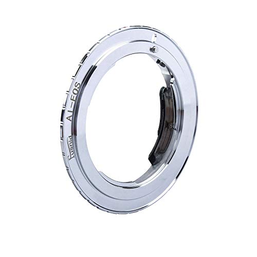 Runshuangyu AI-EOS 9th Gen AF Confirm Lens Adapter Ring, for Nikon AI (D, S) Lens to Canon EOS EF EF-S Mount Camera - NOT for AI(G) Lens