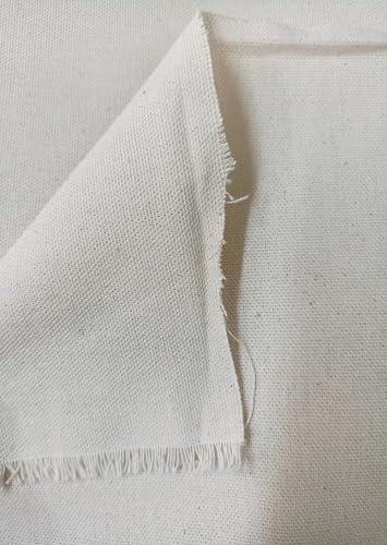 Image of 58 inch Inchx5mtr| 7ounce Canvas Fabric(Pure Cotton)|Used in Arts & Crafts, DIY, Painting, Upholstery, etc. |Quality Product by Guru Chhaya Enterprise