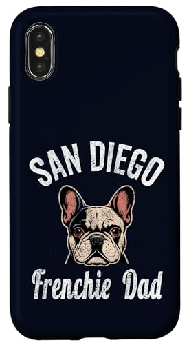 Mens San Diego Frenchie Dad Shirt French Bulldog Dog Lover Case for iPhone X/XS
