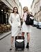 Ytonet Rucksack mit Rollen Damen, Business Trolley mit Abnehmbarem
