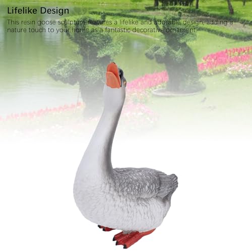 Statue d'oie pour terrasse et décoration de jardin chaleureuse - 8