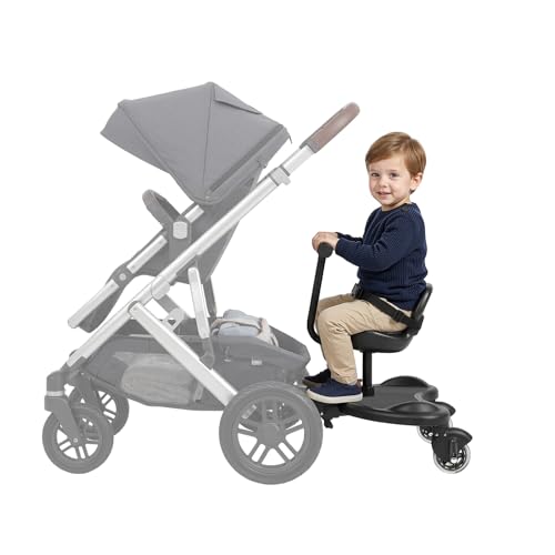 NAIXING 2-in-1 Universal Stroller Board with Saddle Seat, Stroller Auxiliary Pedal, Adjustable Attachment for Toddler with 2 Wheel,Holds Children Up to 55 lbs (Type B)