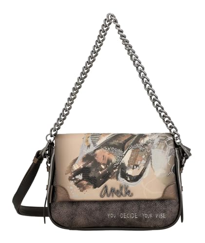 Sac à bandoulière FEMME taupe Anekke idéal pour vos balades urbaines